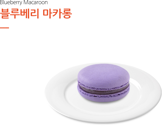 블루베리 마카롱